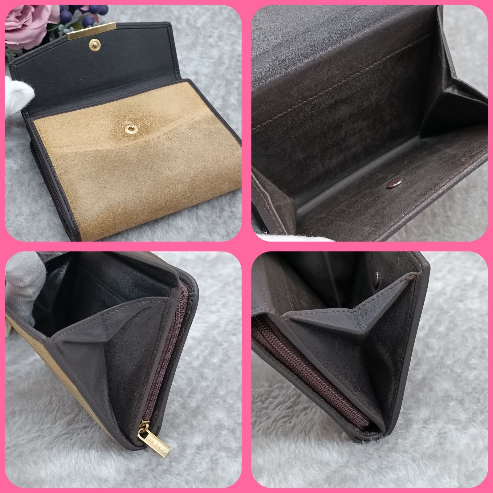 LOEWE 》 ロエベ 折財布 コンパクトウォレット ラウンドファスナー 