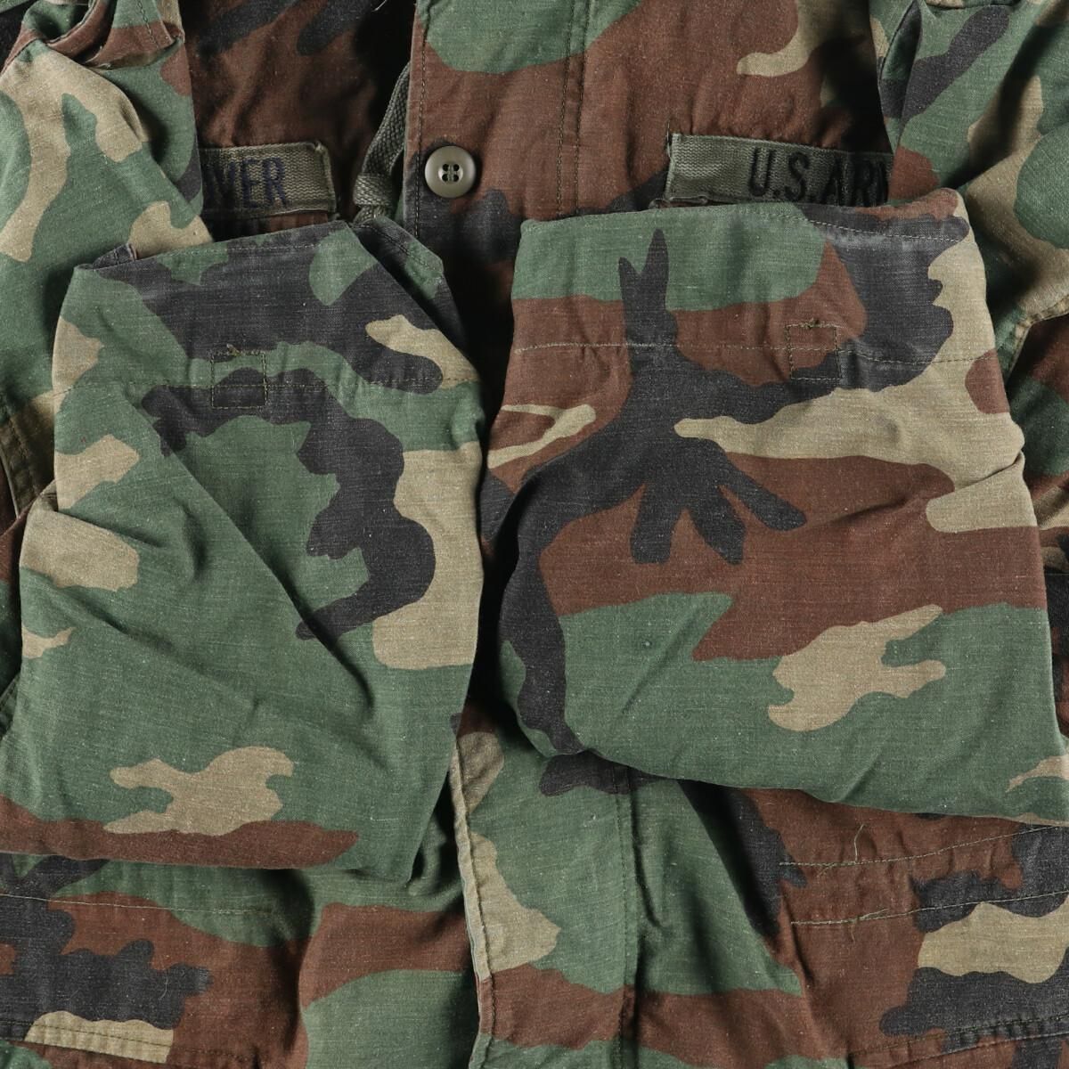 古着 87年納品 米軍実品 U.S.ARMY ウッドランドカモ 迷彩柄 M-65