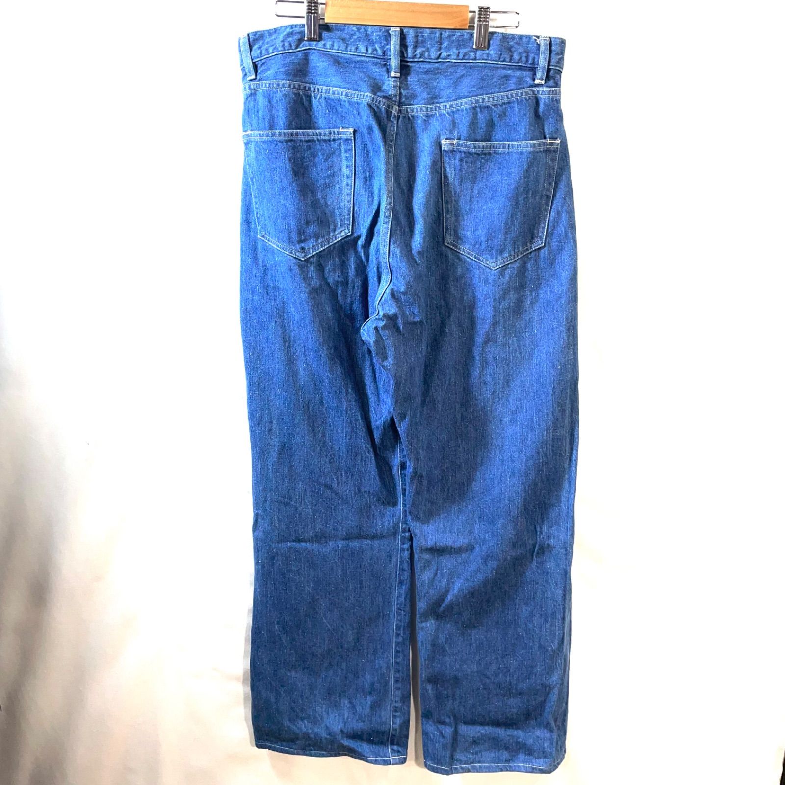 71】オーラリー 22AWセルビッチ ライデニム パンツ インディゴ4 AURALEE Selvedge Light Denim Pants  A22AP02SD - メルカリ