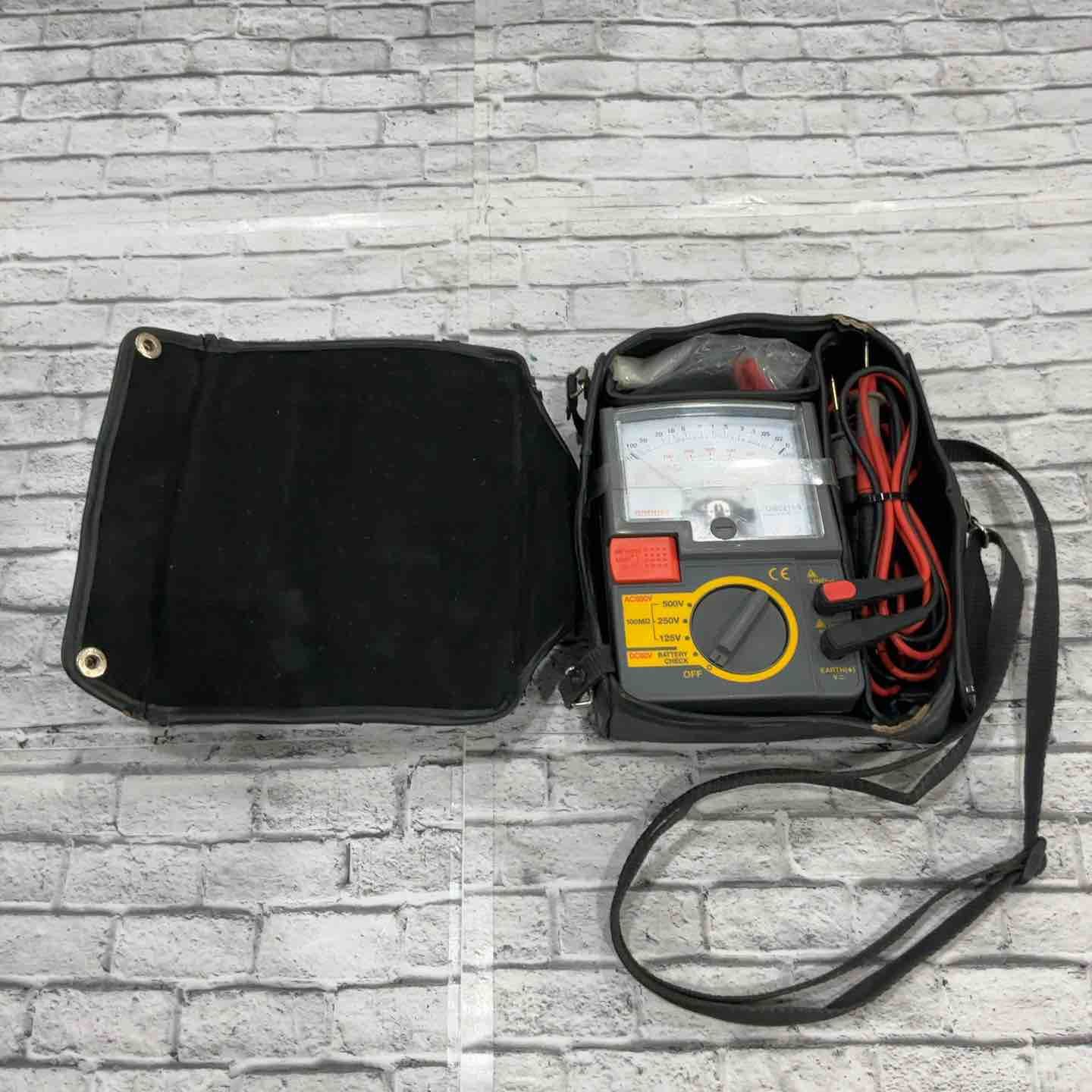 ◇三和電気計器(サンワ/sannwa) 3レンジアナログ絶縁抵抗計