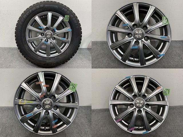 中古アルミタイヤ215/45R18 ノア、エスクアイア、セレナ、アクセラなど