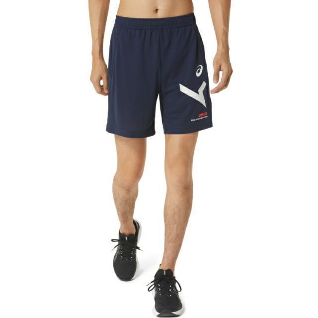 asics アシックス A-I-M CYBER COOL HALF PAN ミッドナイト 6XL 2031E008 400 | スポーツ メンズ 6XL マルチカラー 服 衣類 衣料品ウェア ウエア ボトムス ズボン クール ショートパンツ ハーフパンツ 接触