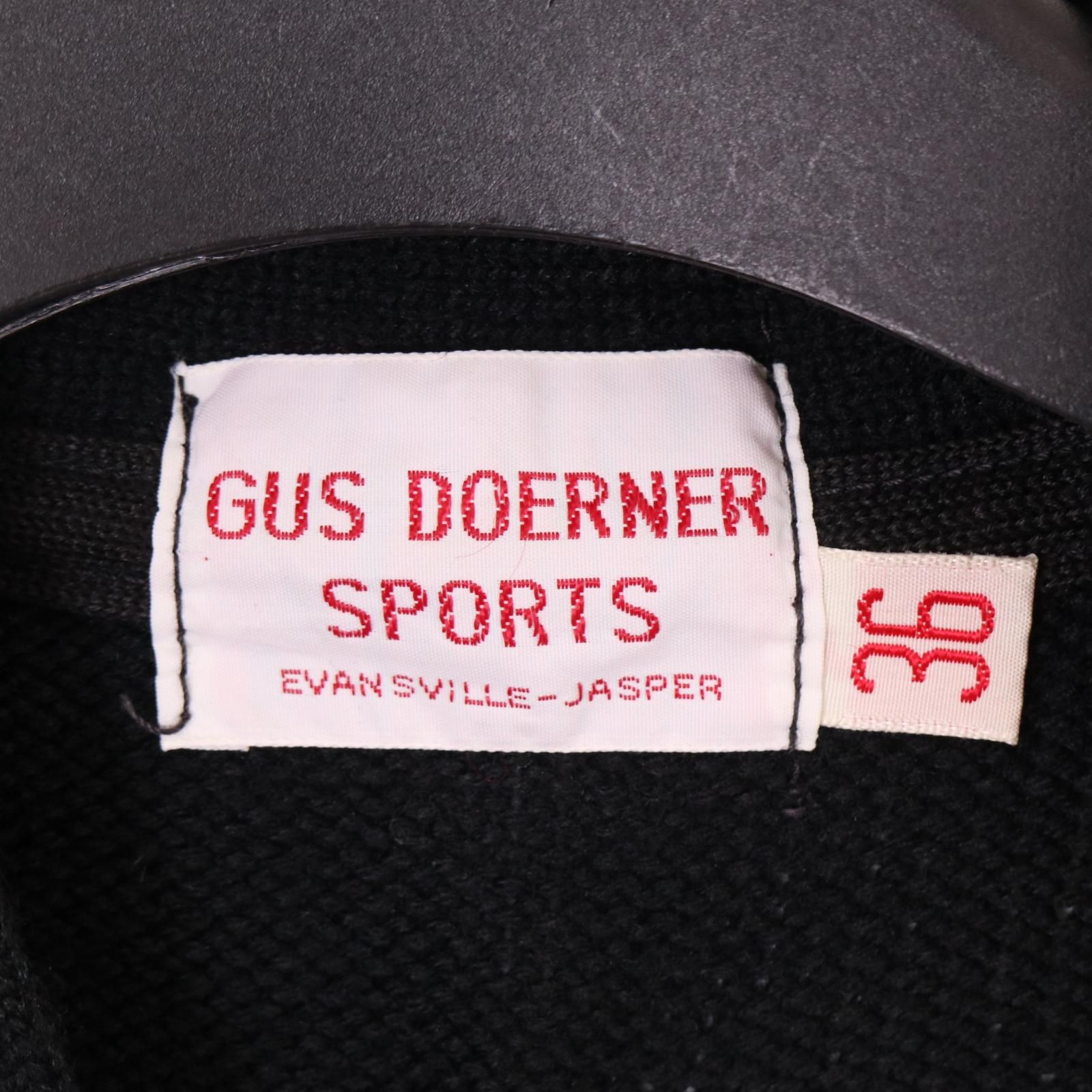 50年代 GUS DOERNER SPORTS カレッジワッペン レタード ニット  