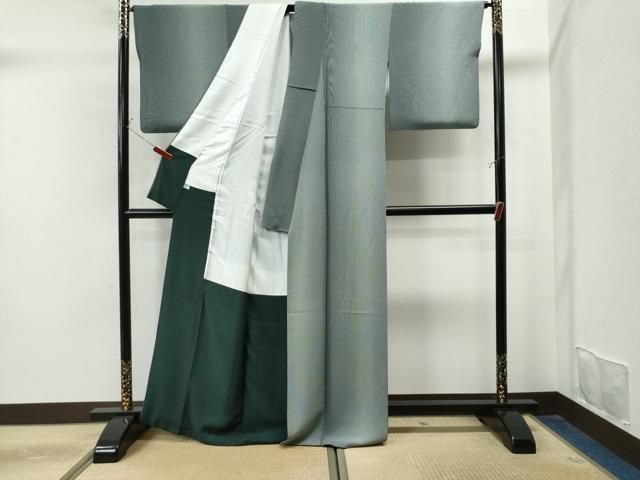 平和屋着物○重要無形文化財・伊勢手彫型本染・細合