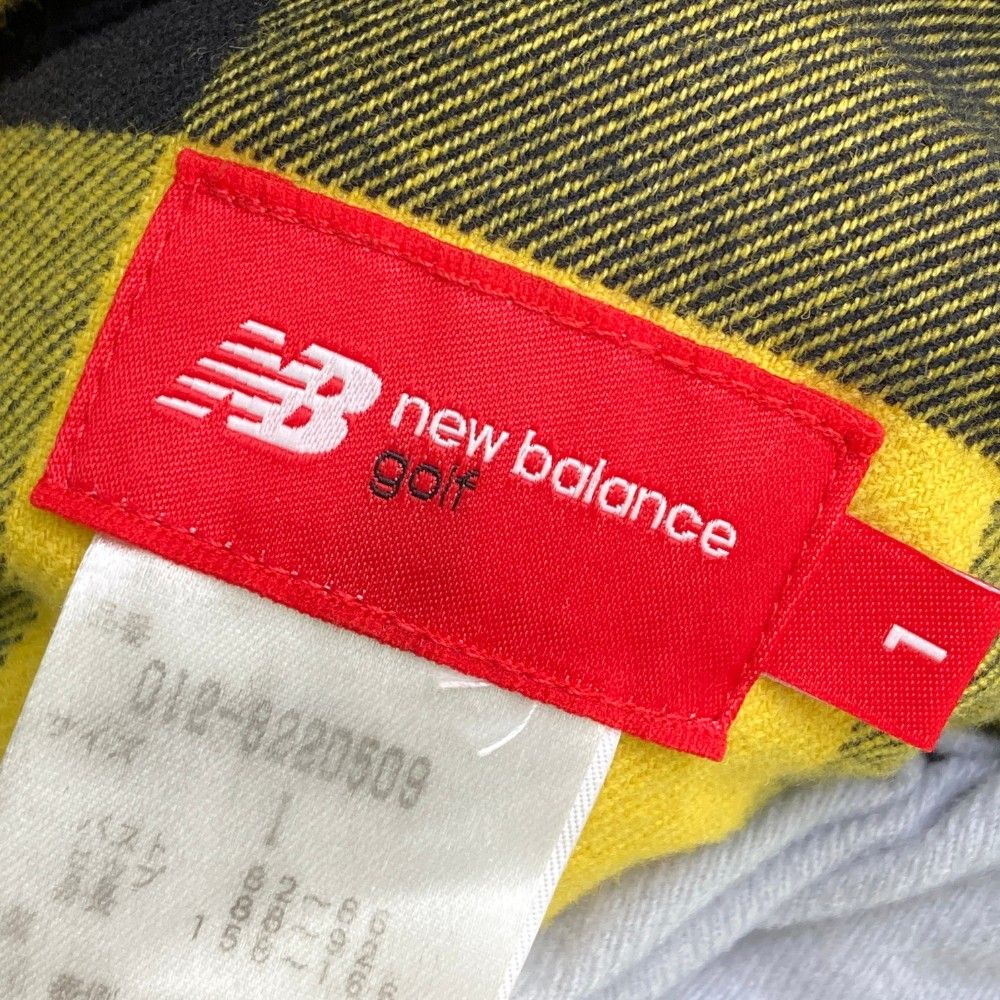 サイズ：1 NEW BALANCE GOLF ニューバランス ; リバーシブル 中綿ブルゾン チェック柄 イエロー系 [240101426009] ゴルフウェア レディース ストスト サイズ：1 NEW BALANCE GOLF ニューバランス ; リバーシブル