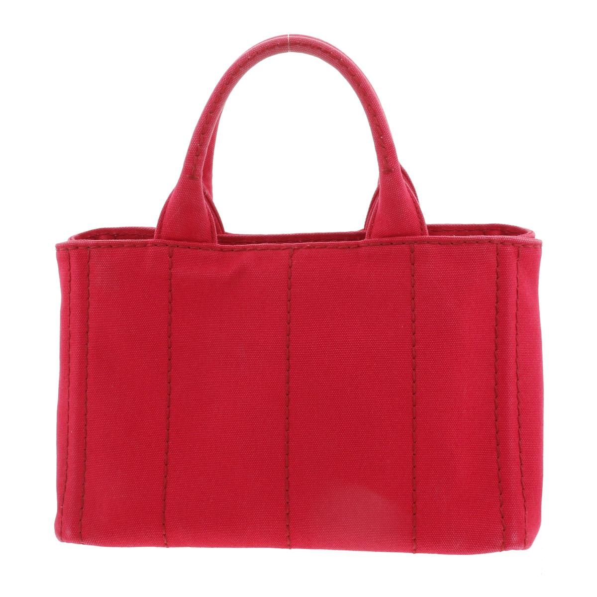 中古】 PRADA （プラダ） ｶﾅﾊﾟ ﾐﾆ 2WAY ｼｮｯﾋﾟﾝｸﾞﾊﾞｯｸﾞ バッグ