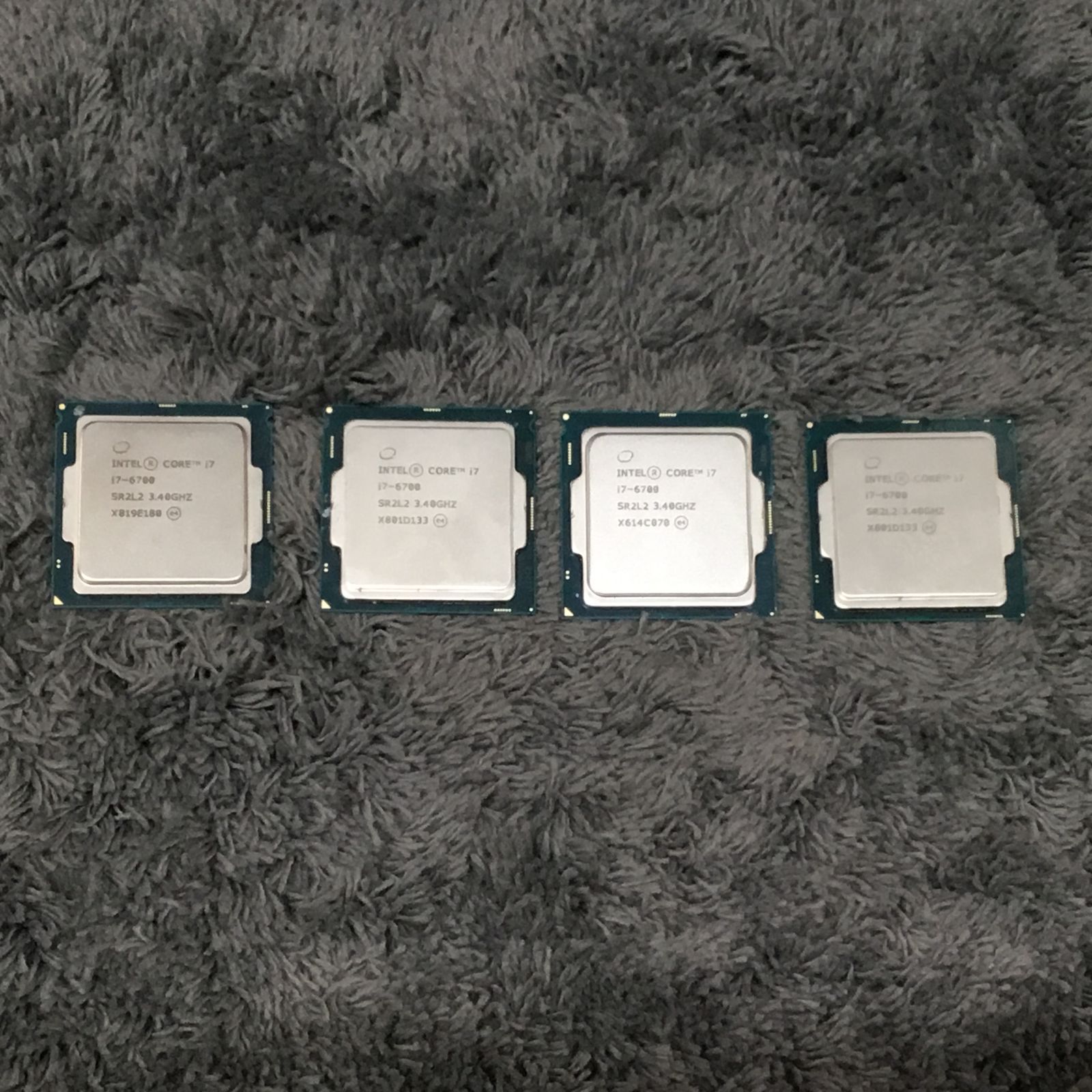 intel - CPU 計4枚セット まとめ売り CORE i7-4770 i5-6500 i5-4000番台
