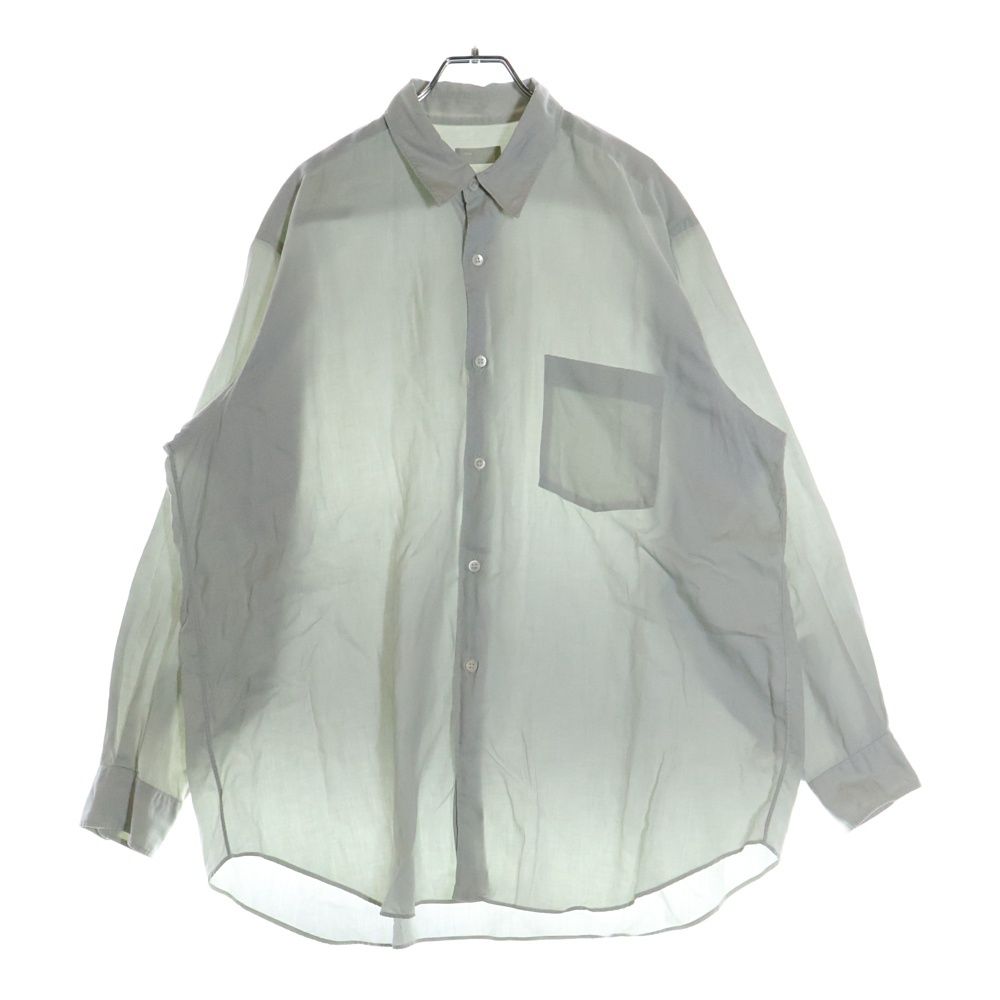 COMME des GARCONS HOMME コムデギャルソンオム 93AW 田中期 田中オム 銀タグ ロングスリーブ 長袖 プレーン シャツ グレー HE-030120 COMME des GARCONS HOMME (コムデギャルソンオム) 93AW 田中期 田中