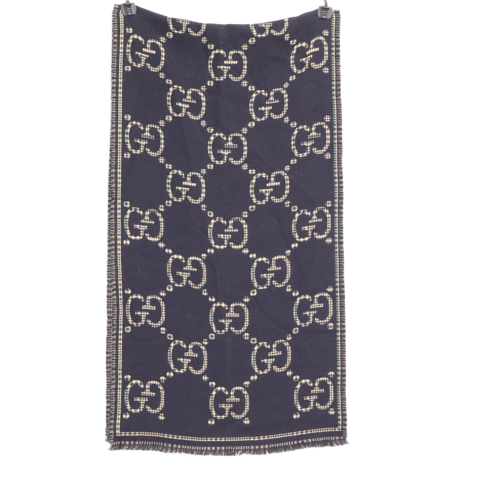 GUCCI グッチ 660025 チェック GGウール スカーフ