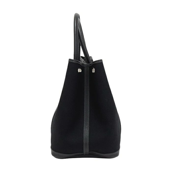 エルメスHERMES ガーデンパーティーpm トワルオフィシエブラック