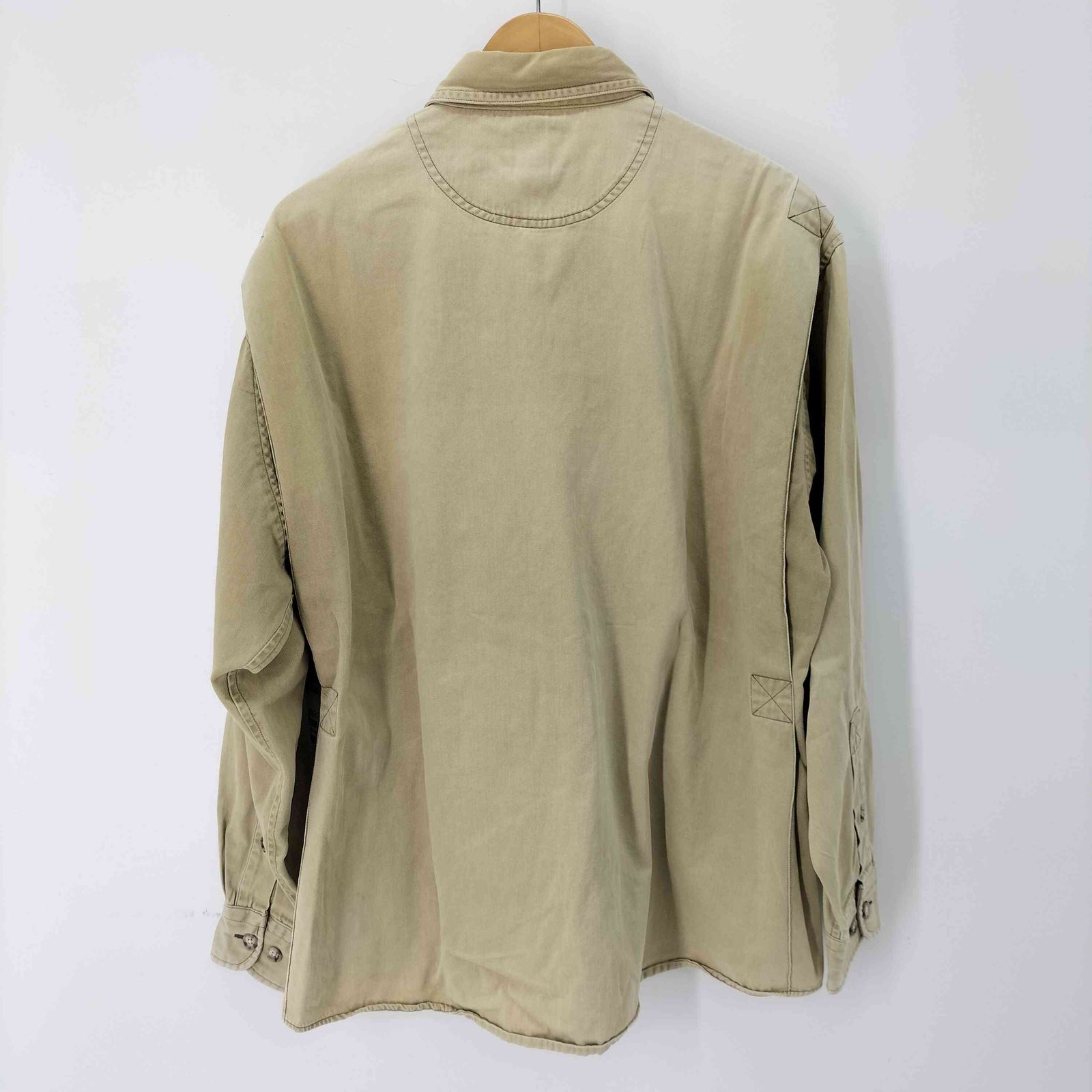 ウィリスアンドガイガー Willis＆Geiger 90S ロゴ刺繍L Sブッシュシャツ メンズ JPN M