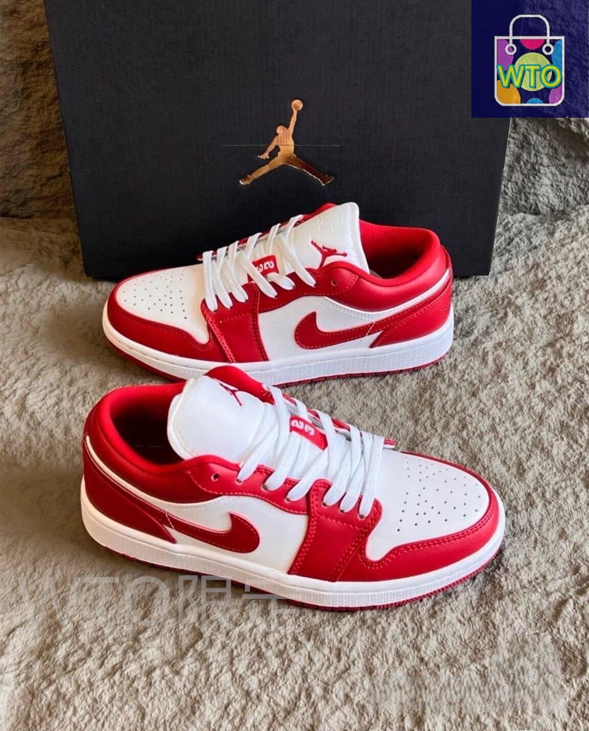 れのあ❥即購入OK❥値下NG←値下コメ❌　 お値下げしました??即購入新品箱付?? NIKE AIR JORDAN 1 LOW