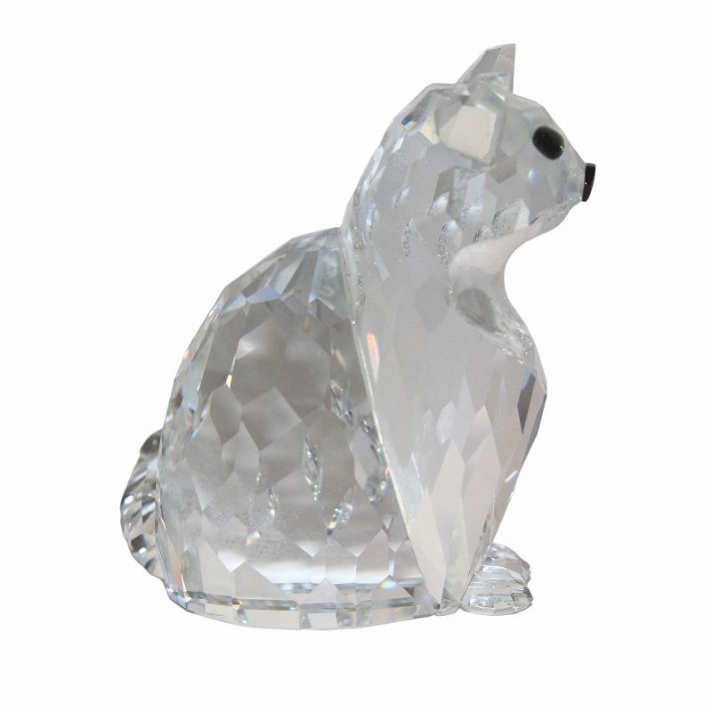 スワロフスキー SWAROVSKI Cat Sitting 座りネコ フィギュリン スワロフスキー SWAROVSKI Cat Sitting 座りネコ フィギュリン