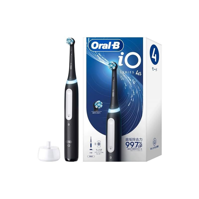 Oral-B iO4S iOG41B60BK マットブラック 本体 Amazon.co.jp: ブラウン