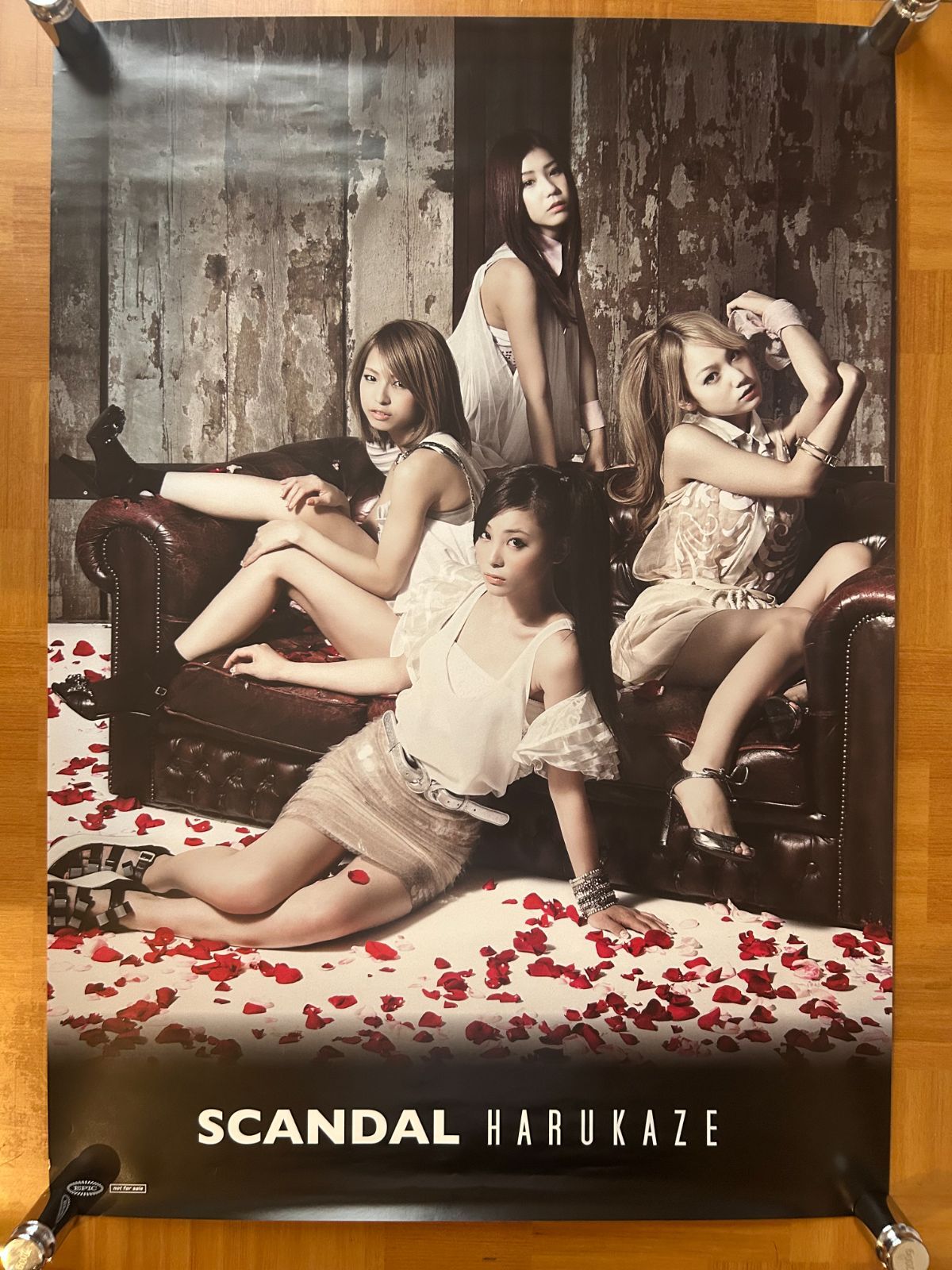 SCANDAL スキャンダル HARUKAZE (2012年) プロモーション用ポスター B2