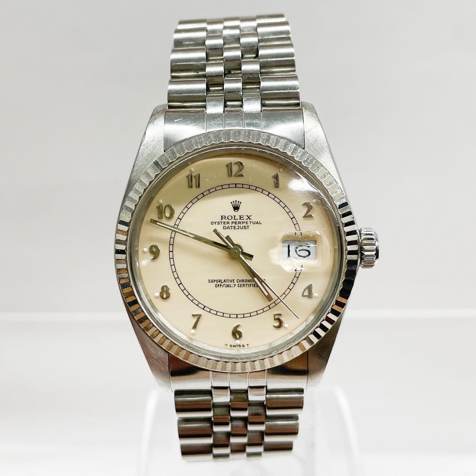 正規店洗浄済】ロレックス ROLEXデイトジャスト 16014メルカリ最安値