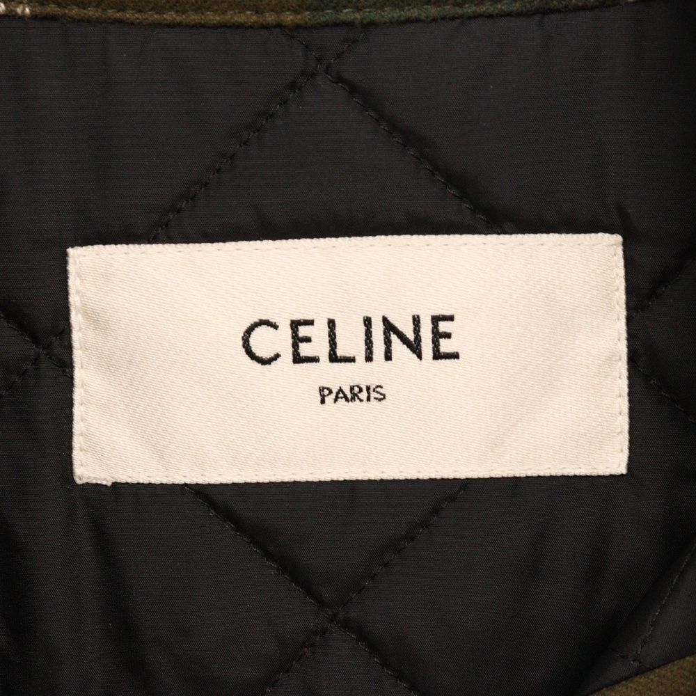 CELINE (セリーヌ) 22AW OVERSHIRT IN CHECKED COTTON オーバーサイズ