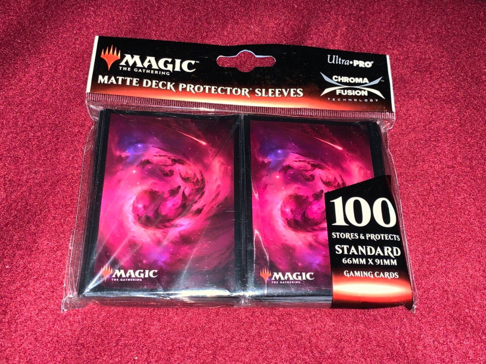 ○MTG スリーブ Ultra Pro 赤マナシンボル デッキプロテクター○