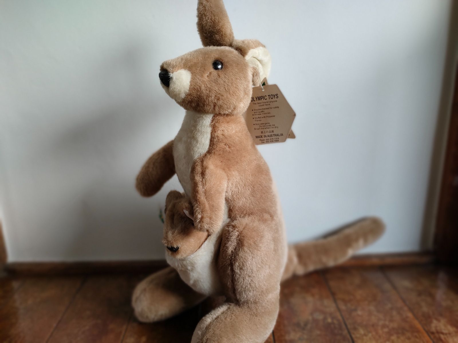 人気の福袋 【お取り寄せ】 新品、未使用 大きなカンガルーの親子の