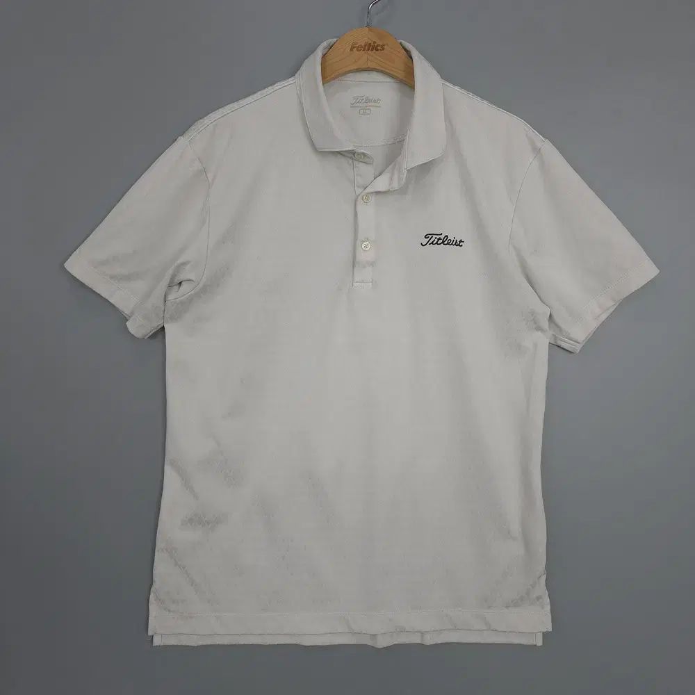 Titleist タイトリスト Titleist ロゴ ポロ 半袖Tシャツ ホワイト L