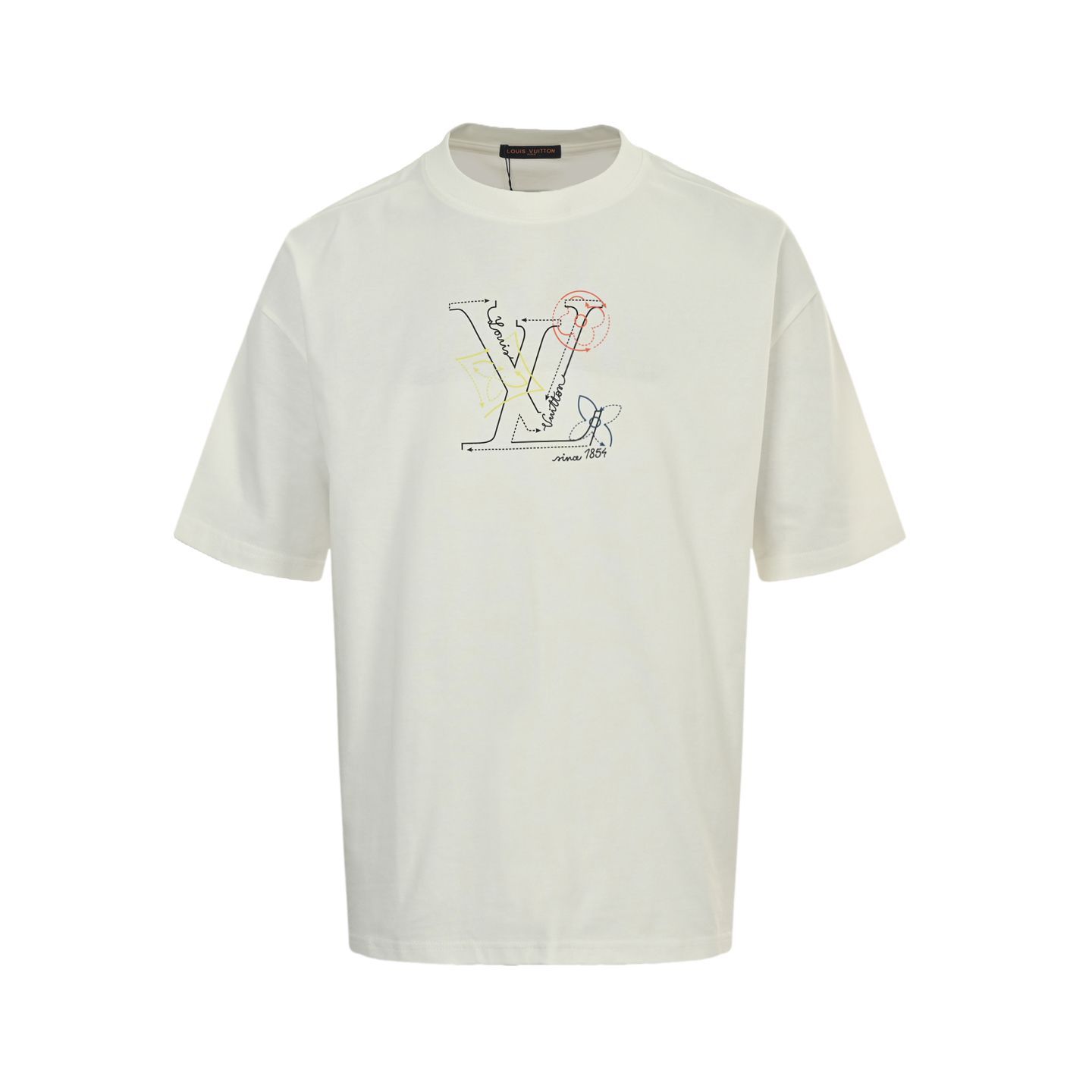 今日 Louis Vuitton 25SS 破線ロゴプリント ショートスリーブ-1