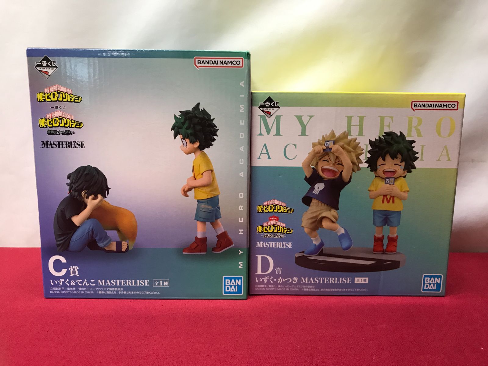 僕のヒーローアカデミア 一番くじ C賞 いずく＆てんこ D賞 いずく かつき フィギュア 2点セット ヒロアカ My Hero Academia 710