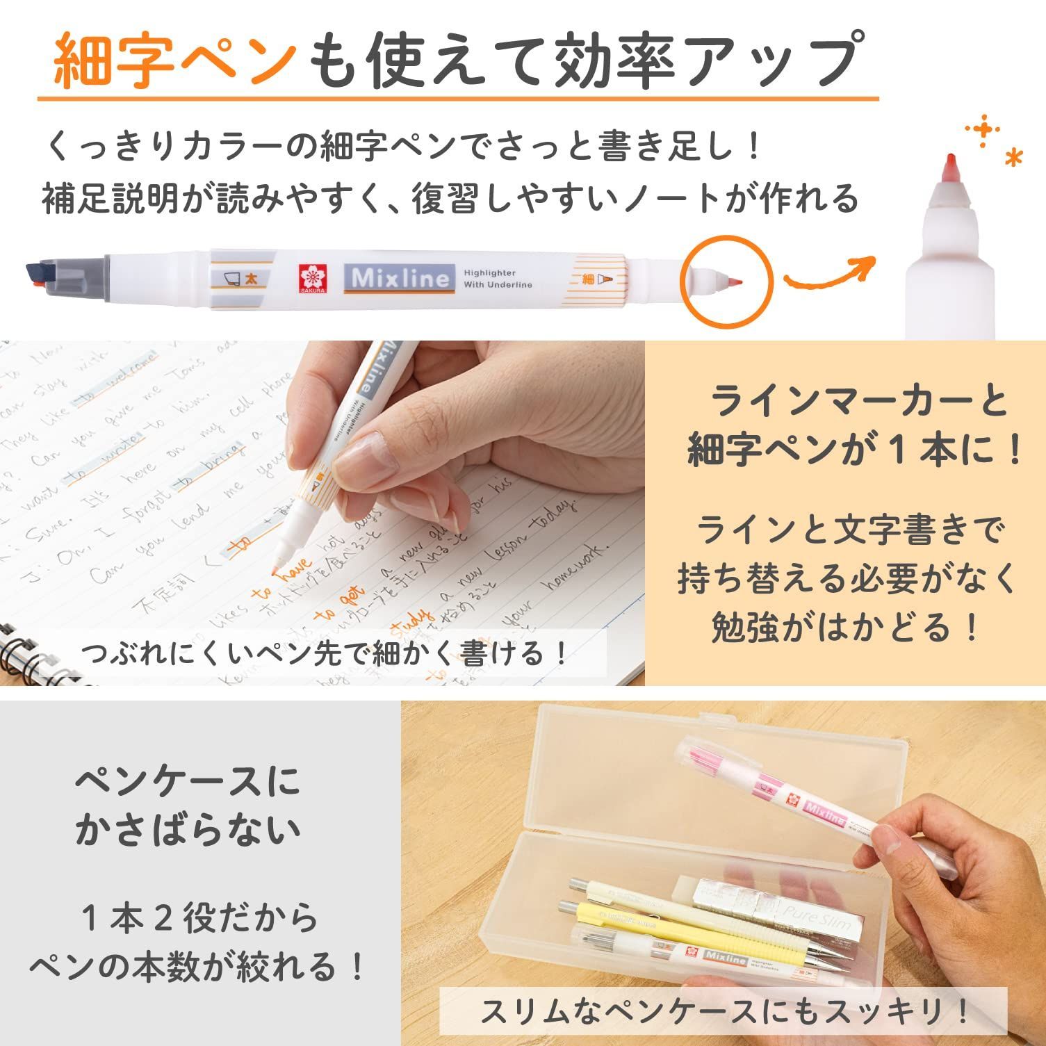 蛍光ペン Mixline