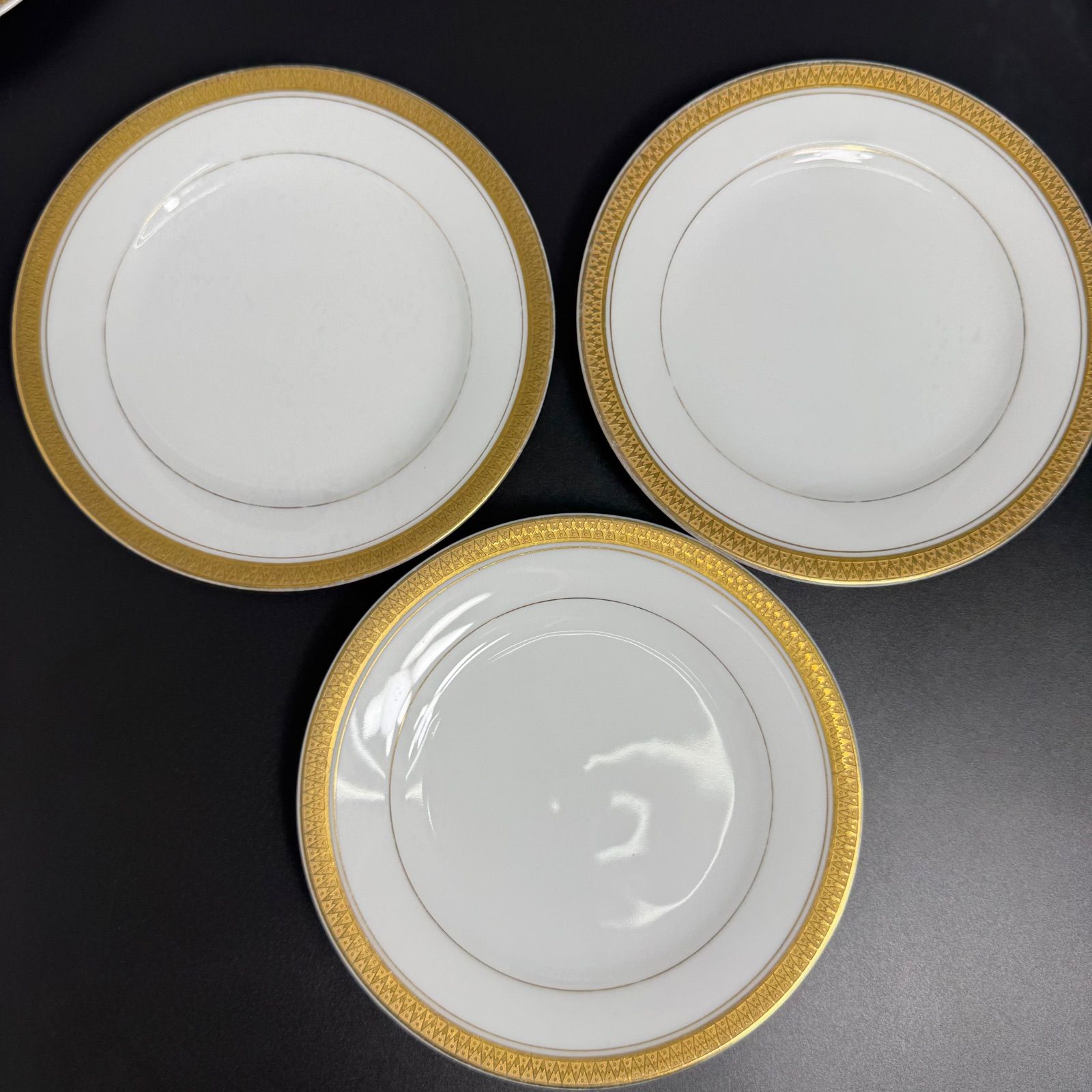 【未使用】Noritake ヴィンテージ 金彩 スープ皿 ノリタケ GOLDRIDGE 金彩プレート 7枚セット 5480S B品扱い 食器