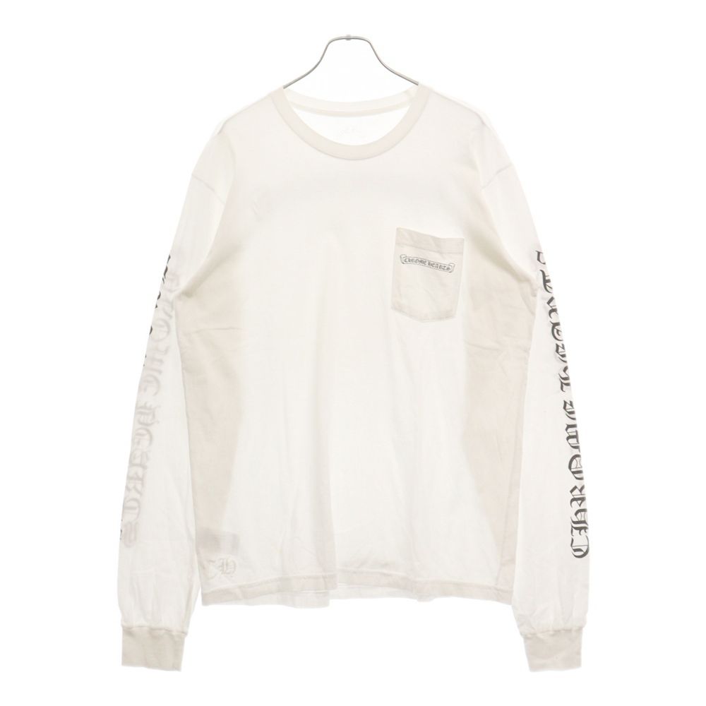 CHROME HEARTS (クロムハーツ) Scroll Logo L/S Tee バックスクロール