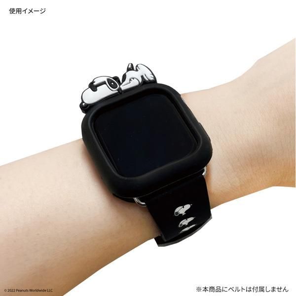 ピーナッツ Apple Watch 41/40mm対応 シリコンケース SNOOPY