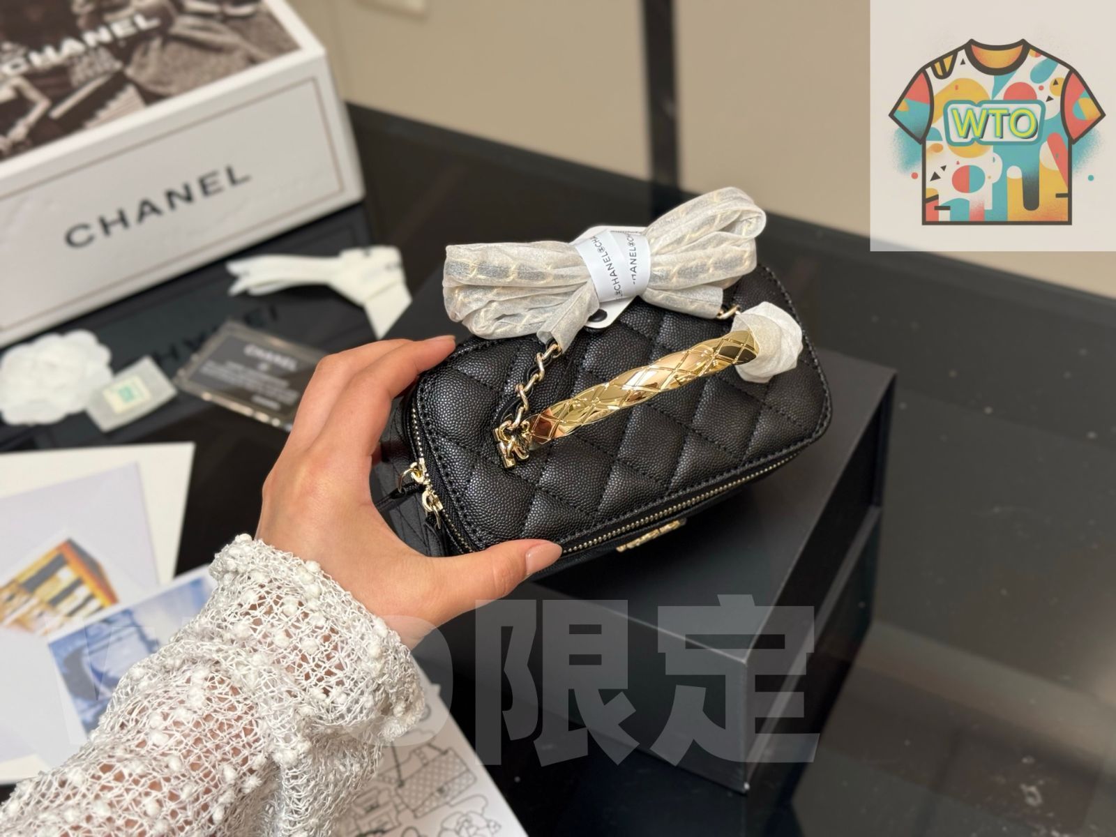 今日WTO】Chanel シャネル 25sココクラッシュ化粧箱 折りたたみ