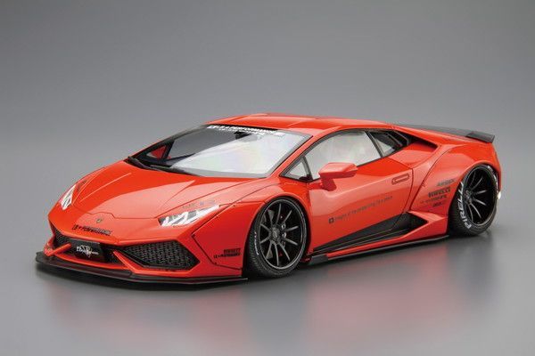 新品 アオシマ 1/24 リバティーウォーク No.15 LB ワークス ランボルギーニ ウラカン Ver.1 プラモデル [佐川急便]
