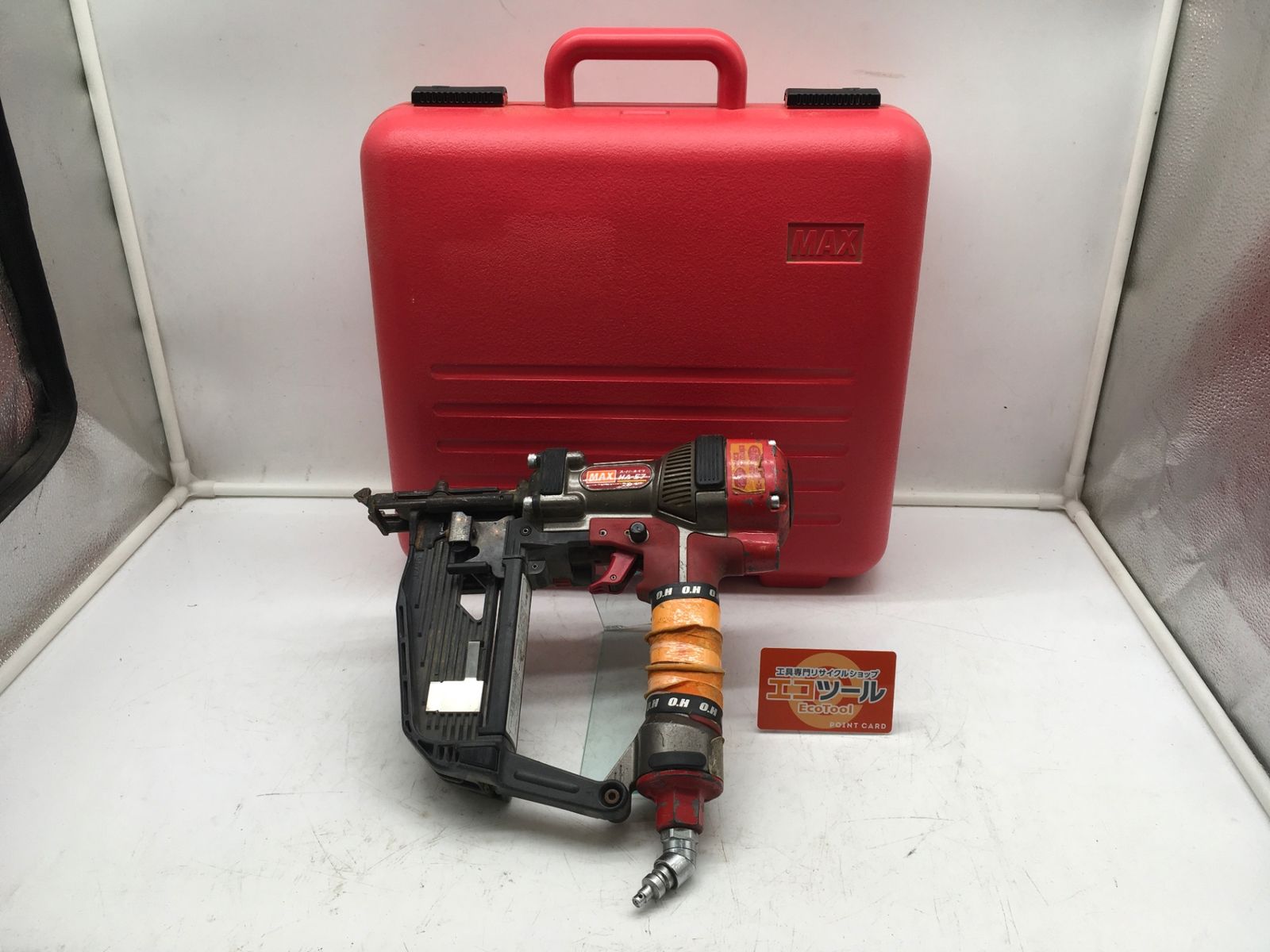 品 MAX|マックス 高圧 エアネイラ フロアネイラ HA-57|957Tフロア ITUISXX7KK32 エコツール岡崎インター店 M02
