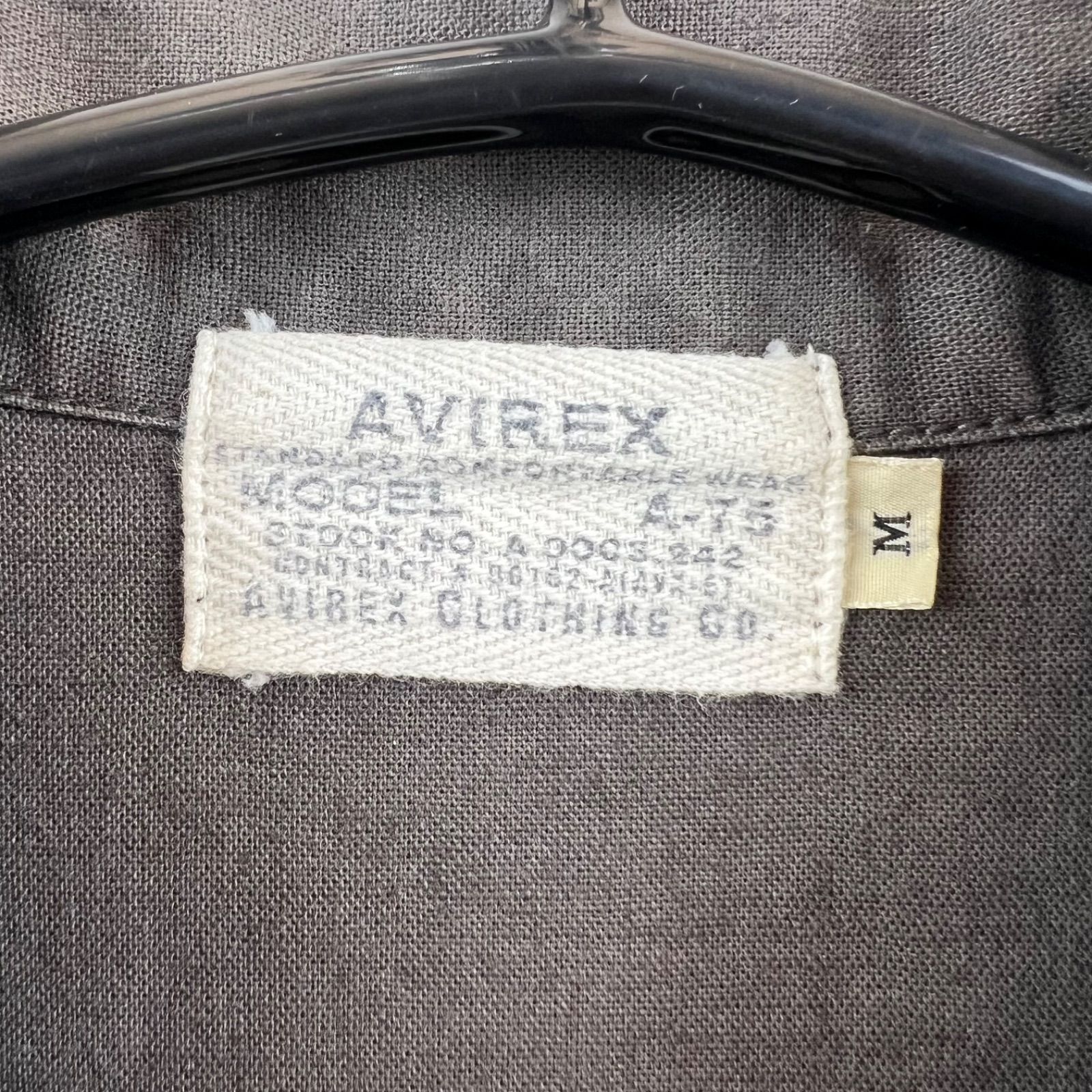AVIREX 00s archive JAPAN S/S A-75 Vietnam shirts M 6105045 
