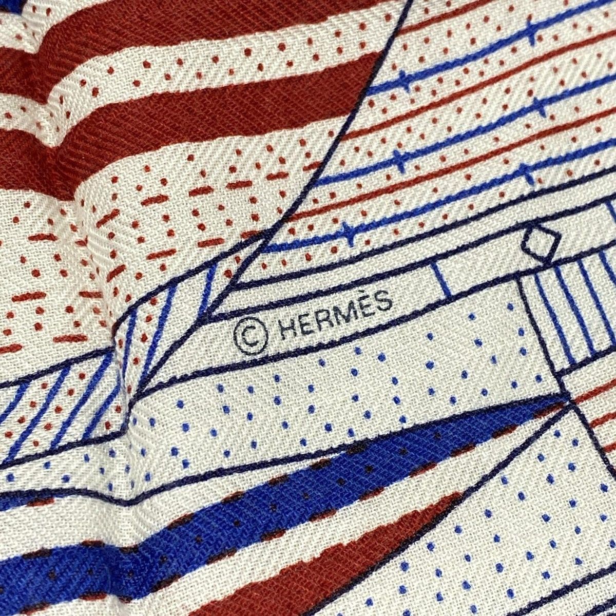 HERMES(エルメス) ストール(ショール)美品 カレ140,カレジェアン  