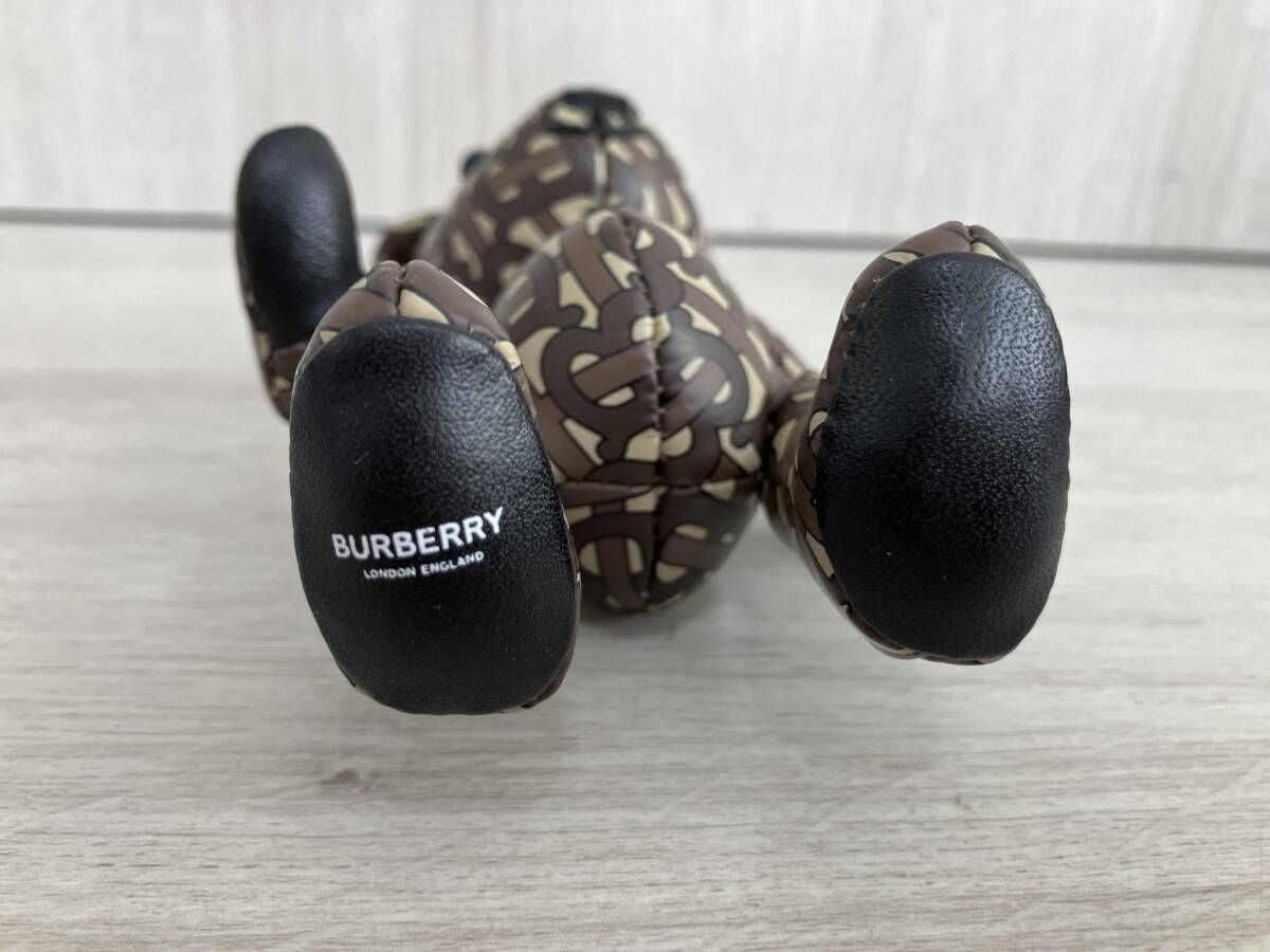 バーバリー トーマスベア 2体セット チャーム ブラウン/グレー