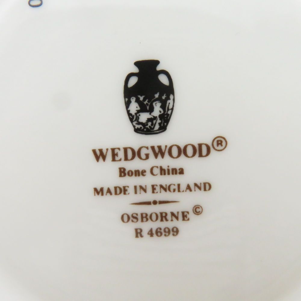 WEDGWOOD ウェッジウッド オズボーン カップ＆ソーサー 中皿 5点 SM2847C 