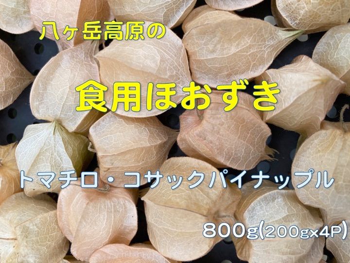 現品 食用ほおずき(トマチロ•コサックパイナップル) 800g(200gx4パック