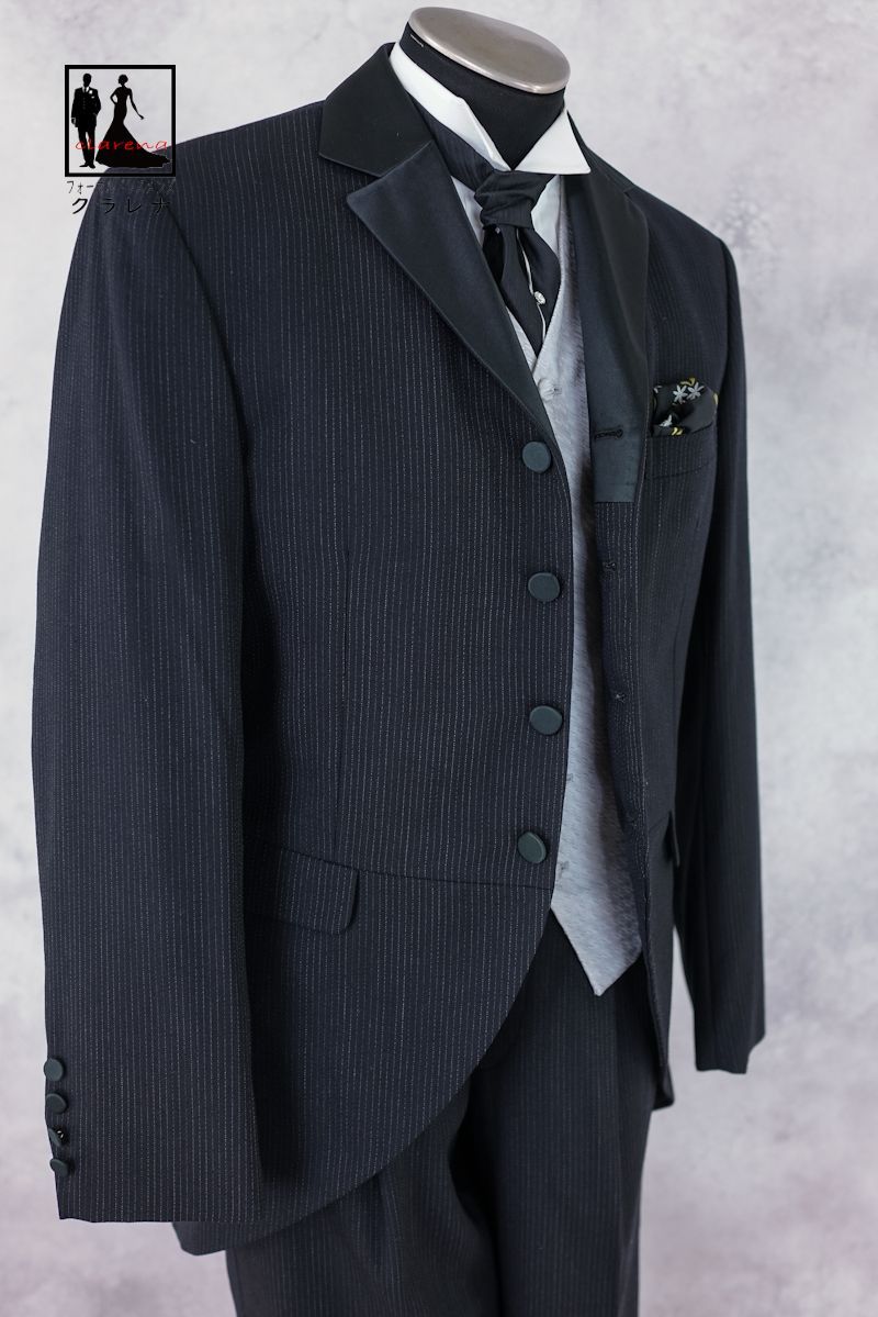 黒 薄グレーベスト