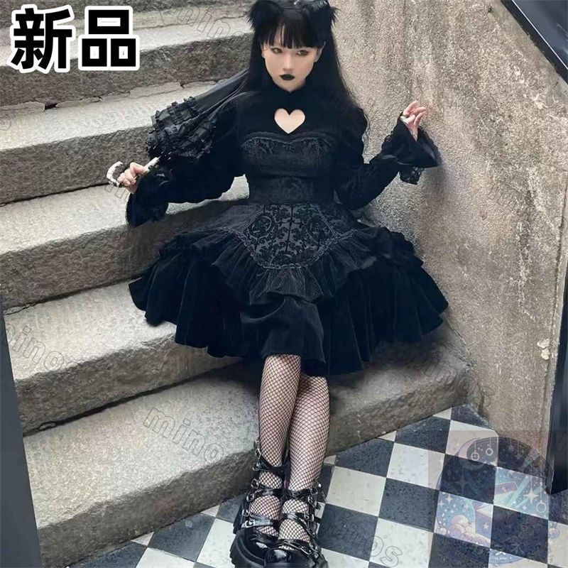 レースアップ 暗黒系