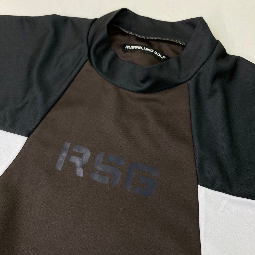 完売品！極美品！RUSSELUNO モックネックTシャツ　XL 半袖　ルチャ 完売品！極美品！RUSSELUNO モックネックTシャツ XL 半袖 ルチャ