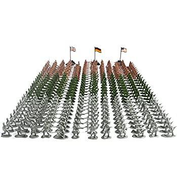 レインボーtoyfrog Army Men Play bucket-soldiersのwwii-over 300ピースセット