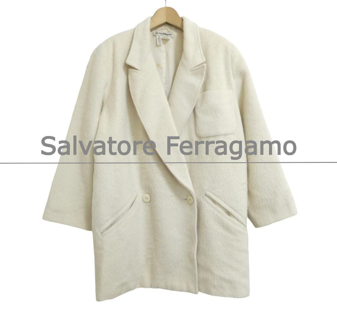 サルヴァトーレフェラガモ Salvatore Ferragamo チェスターコート 