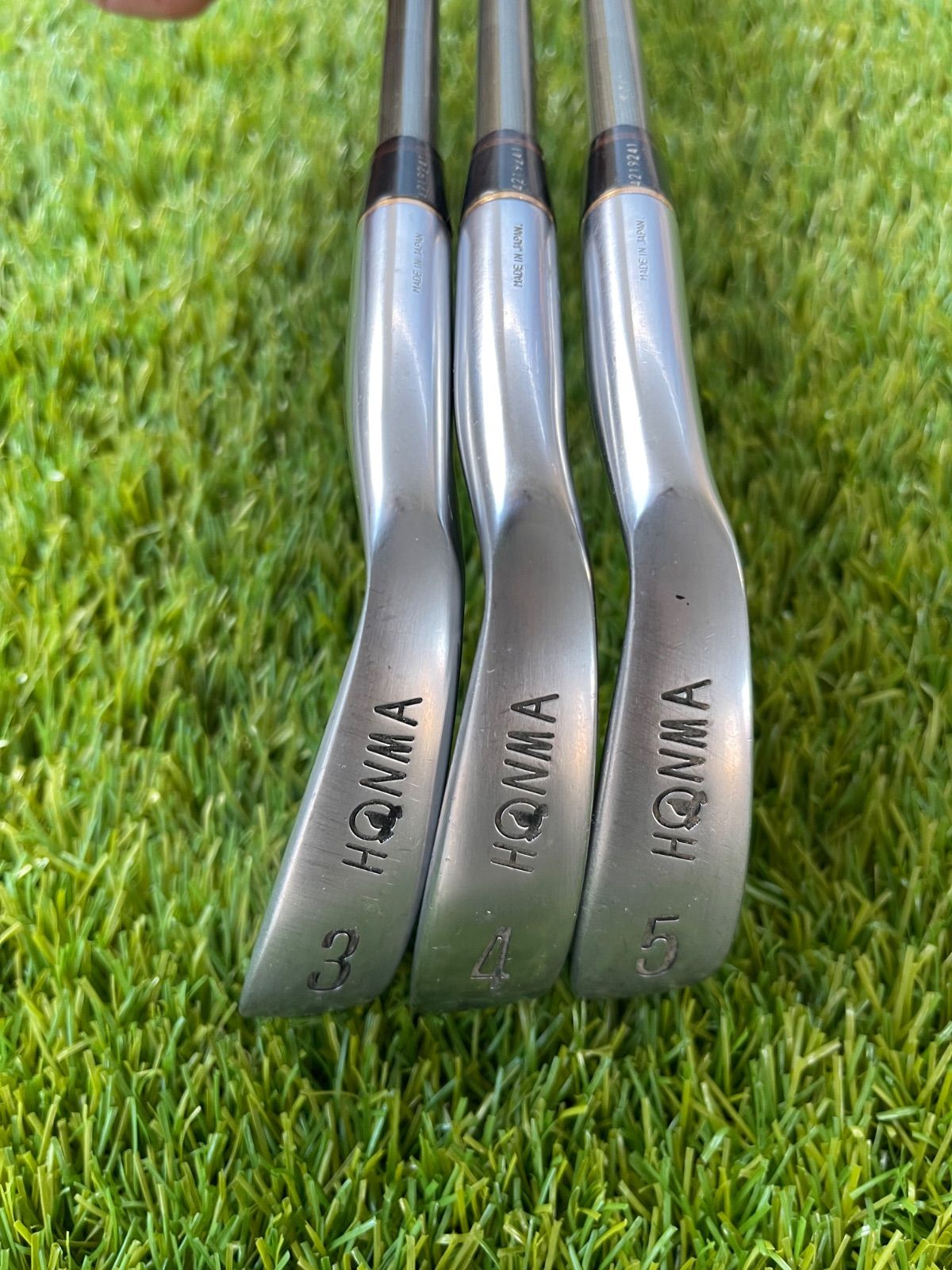 本間 K18 金モグラ 4星 アイアン 3本 右 HONMA NEW–LB280 - メルカリ