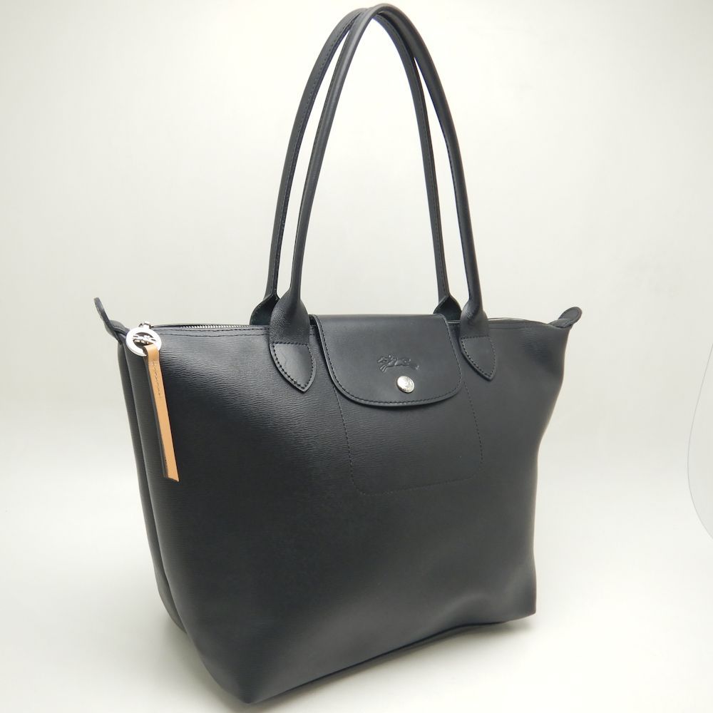 LONGCHAMP☆ロンシャン☆トートバッグ☆プリアージュ☆Ｌ☆ブラック☆新品 LONGCHAMP ロンシャン トートバッグ ル プリアージュ シティ L