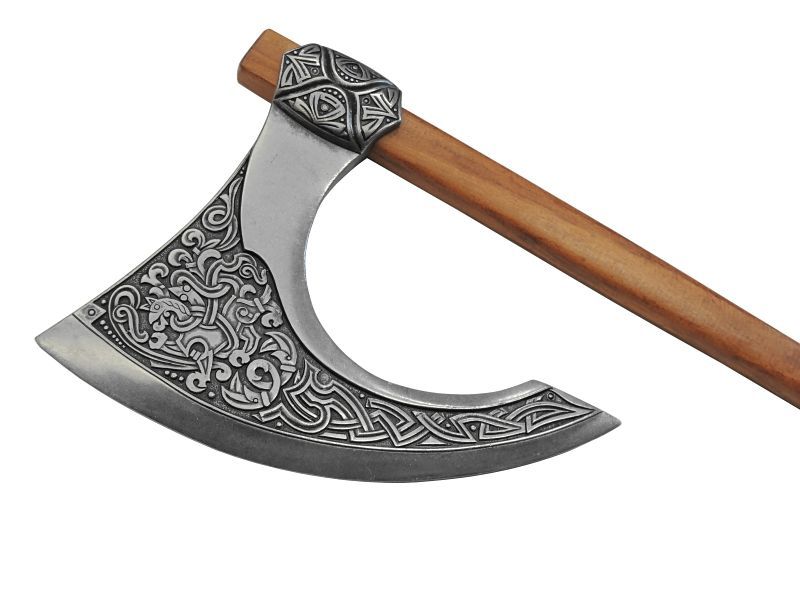 模造刀 バイキング バトル アックス グレー DENIX デニックス 628 87cm レプリカ 剣 刀 ソード 西洋 コスプレ VIKING AXE  SCANDINAVIA 斧 ミリタリー アーミー - メルカリ