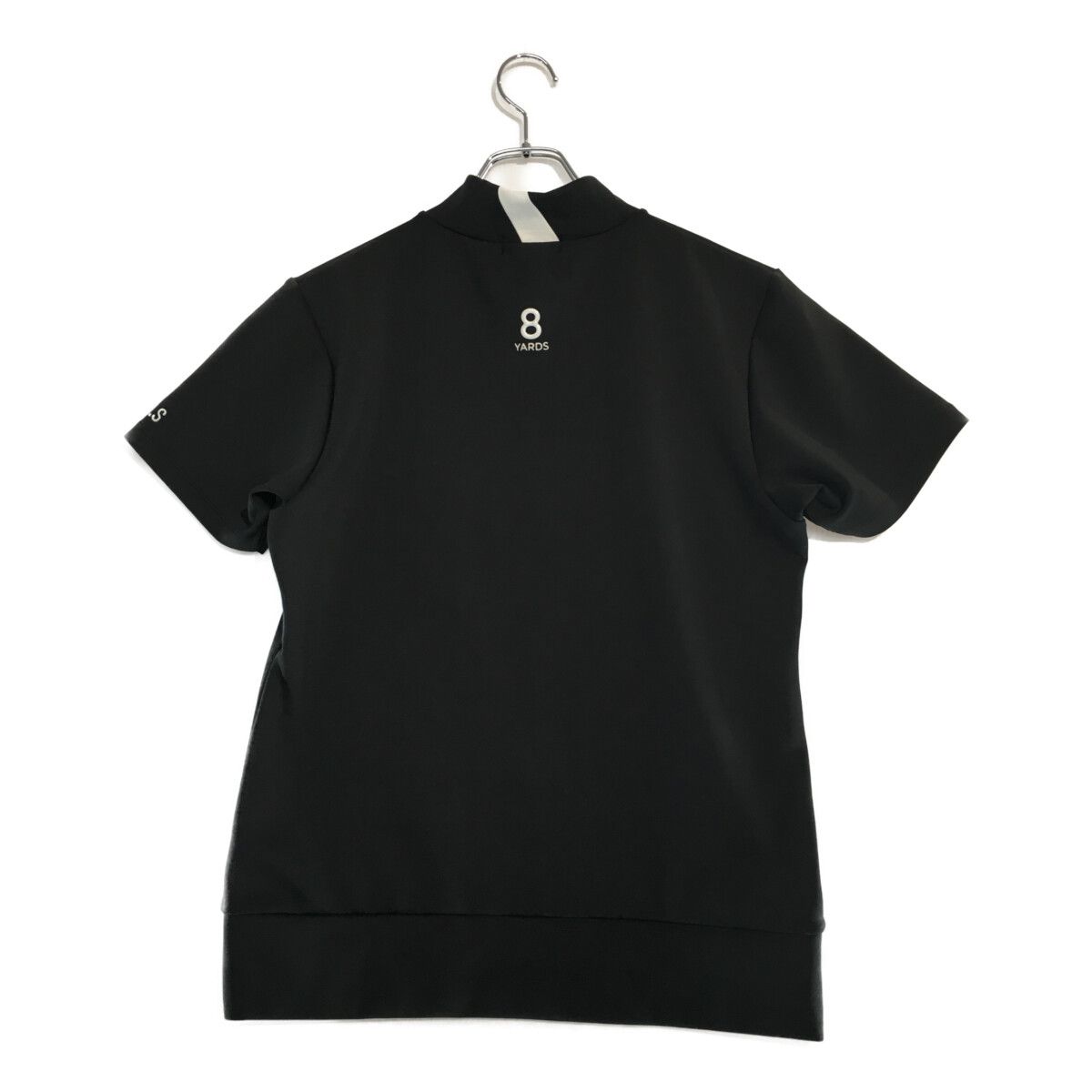 中古 メンズ ハチヤーズ 8YARDS 半袖シャツ L 黒 ブラック モック