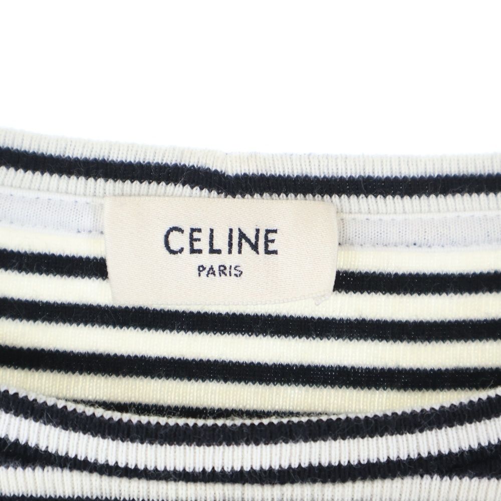 CELINE (セリーヌ) Border L/S Tee ボーダー長袖Tシャツ ロンT