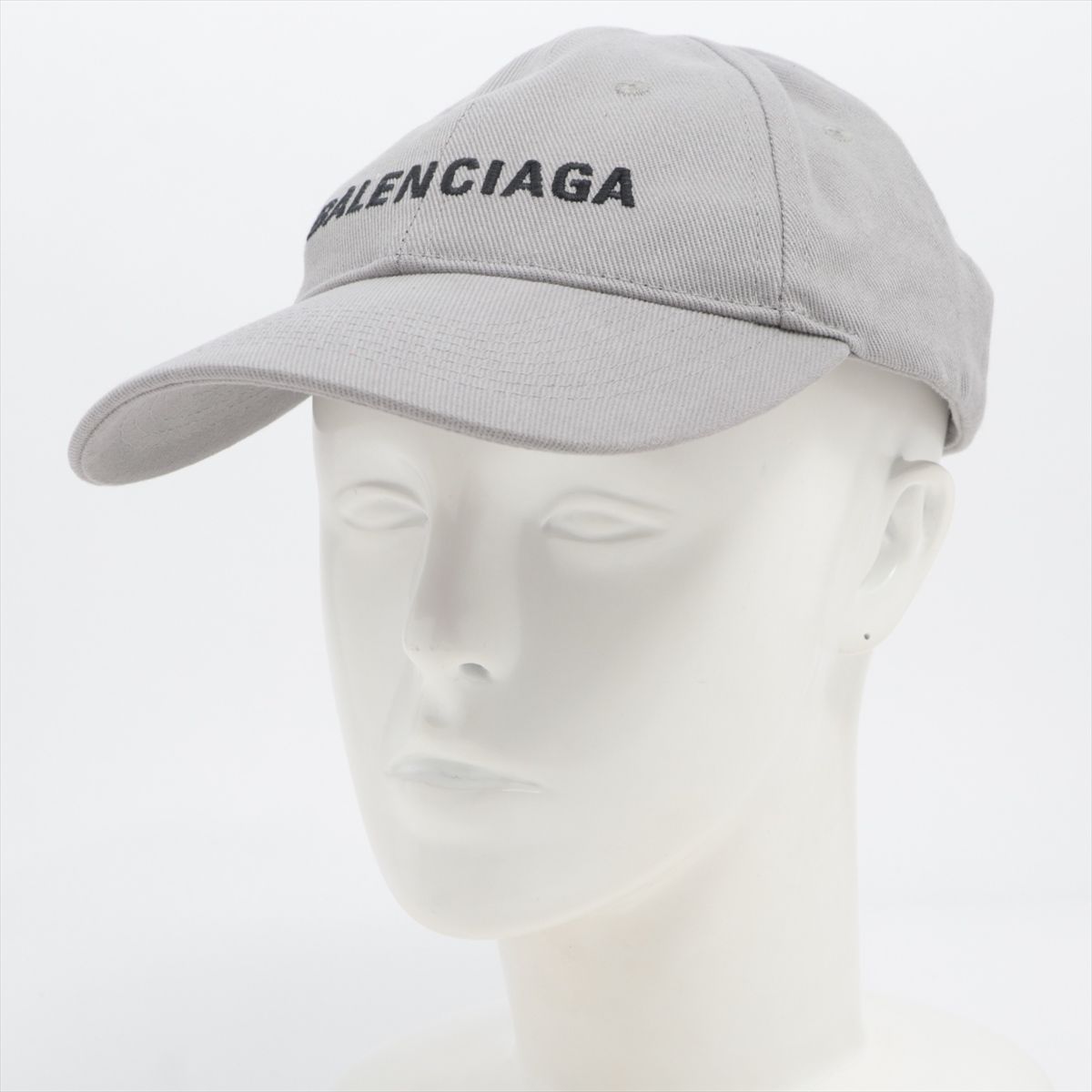 BALENCIAGA バレンシアガ ロゴ キャップ グレー - cecati92.edu.mx