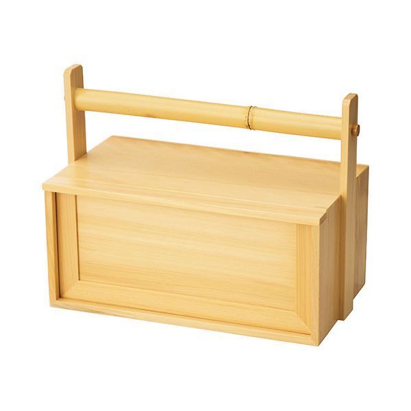 ヤマコー 用美 業務用 桧 岡持弁当二段 透かし無し yamaco27187